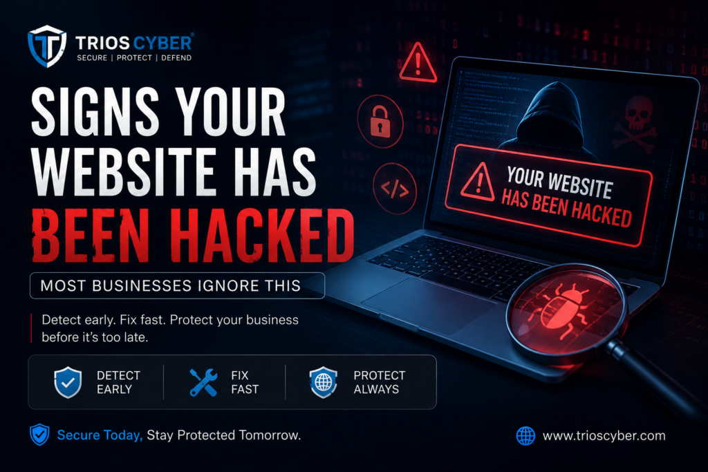 SIGNS YOUR WEBSITE HAS BEEN HACKED